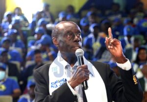 Safina Party leader Paul Muite during the Safina Party Special NDC at Bomas of Kenya on March 21, 2022.