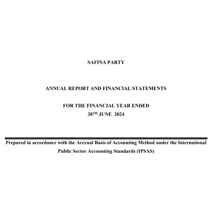 Safina Party Revised Financial Statements 2023-2024